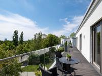 Exklusive Immobilie Penthousewohnung/Loft/Maisonette Penthouse mit Luxusausstattung und umlaufender Dachterrasse in Parklage, Bogenhausen