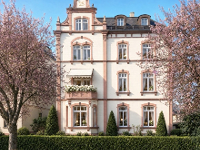 Wohnimmobilie Kauf Erdgeschosswohnung Exklusive 3-Zimmer-Gartenwohnung in sanierter Gründerzeitvilla in Bestlage von Friedberg - Erstbezug 2027